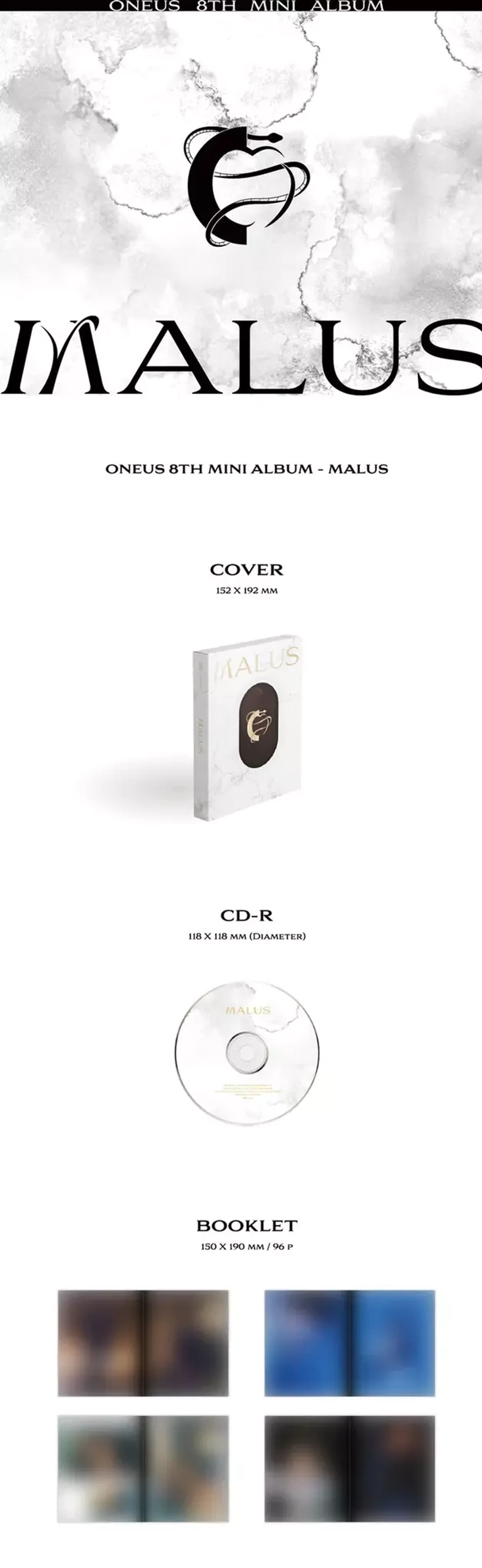 Альбом ONEUS - MALUS (MAIN Ver.)