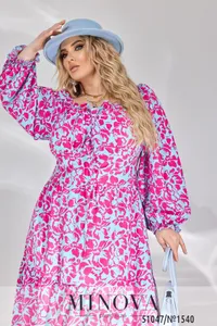 Платье 1540-малиновый Minova