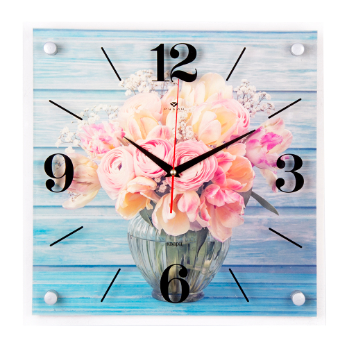 Часы настенные 3535-006 "Цветы в вазе"