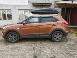 Автобокс Way-box Starfor 480 чёрный матовый на Hyundai Creta