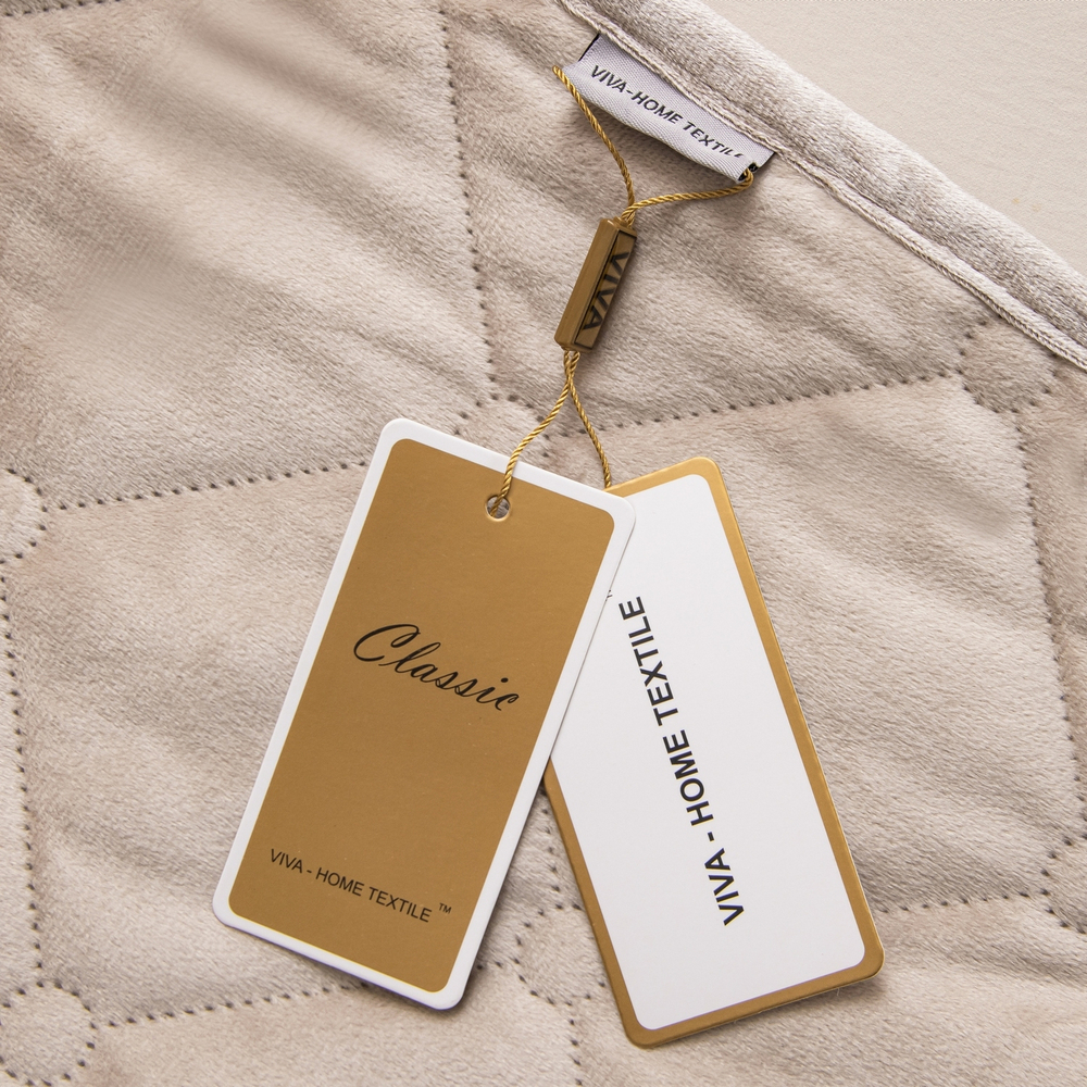 Велюровое покрывало ромб OVF039