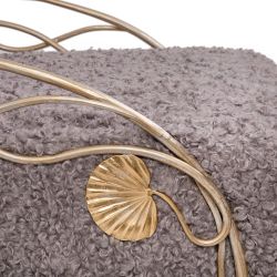 Кресло Нимфея Серый Айвори