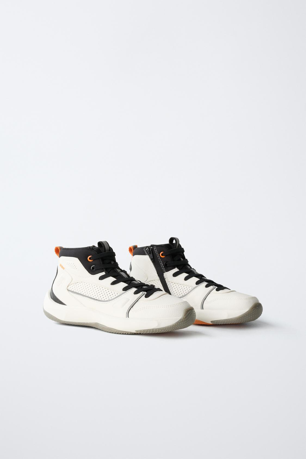 ZARA СПОРТИВНЫЕ БОТИНКИ-КРОССОВКИ, БЕЛЫЙ