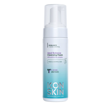 Очищающая пенка для умывания ICON SKIN RE:BALANCE T-ZONE CONTROL Ideal Balance Cleansing Foam