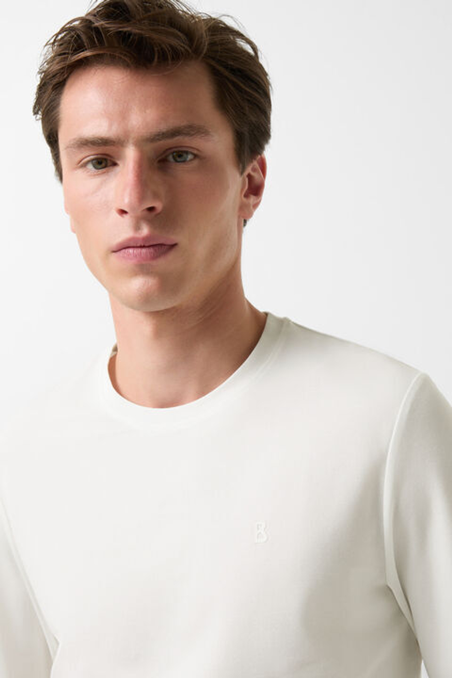 Джемпер мужской BOGNER ARVID-1 в белом цвете