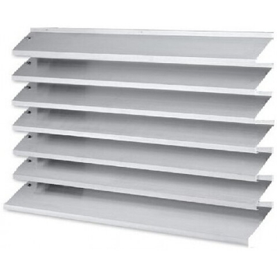 Решетка вентиляционная разборная с съемными жалюзи 80-60