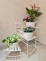 Подставка для цветов напольная металлическая "Прованс"