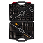 МАСТАК (351-00051CP) Набор метчиков и плашек SK-5 M6-M24, кейс, 51 предмет, в комплекте набор пассатижей