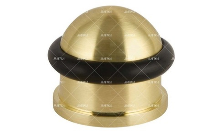 Стопор двери латунный с резинкой