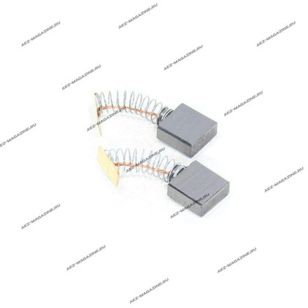 Электроугольная щетка 6,5х15х15 Пружина, пятак прямоугол (для STERN MS-250 1400 Wt