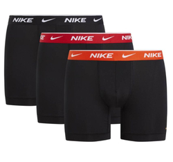 Мужские спортивные боксеры Nike Everyday Cotton Stretch Boxer Brief 3P - черный