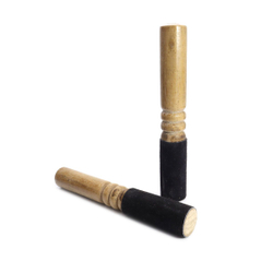 Резонатор для поющей чаши дерево, кожа