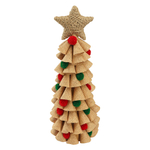 Декор новогодний classics из джута и гофрированного картона из коллекции new year essential, 41,5 см