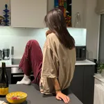 Футболка Смерч оверсайз #6 бежевая