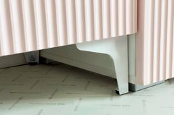 Тумба "Зефир" 115.01, (Белое дерево/Белый (эмаль) 1200*424*536