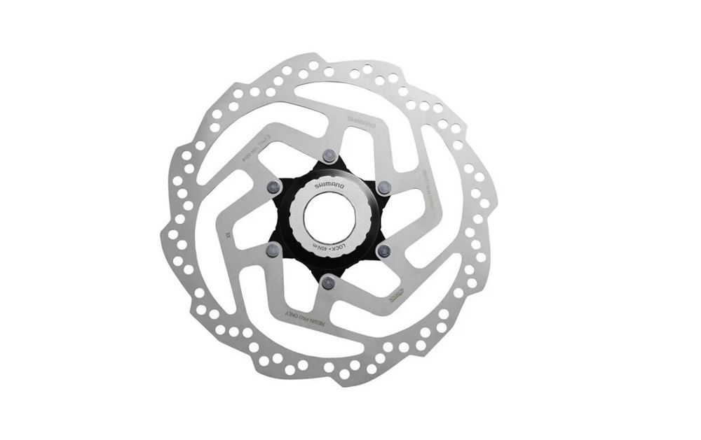 Ротор дискового тормоза Shimano, RT10, 160мм, lock ring, только для пластиковых колодок OEM