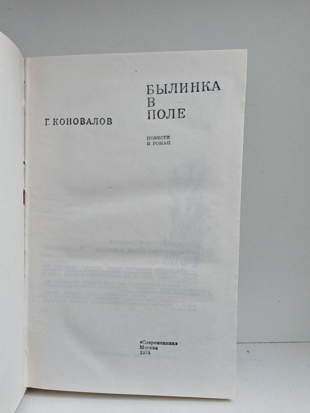 Былинка в поле