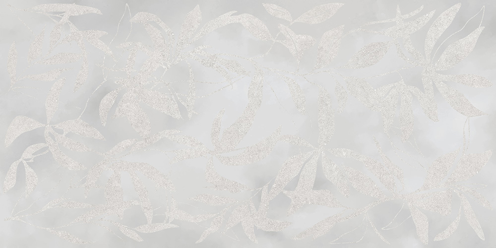 60x120 ArtWall Цветы Серый Матовый Ректификат