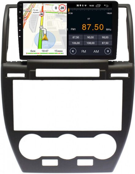 Магнитола для Land Rover Freelander 2 2007-2012 (монохром) - Parafar PF102LUX2FHD на Android 13, 8-ядер, 2Гб+32Гб, CarPlay, 4G SIM-слот