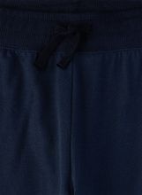 Темно-синие брюки Sanetta с лампасами