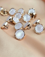 Пуговицы Золото Луна Пластик