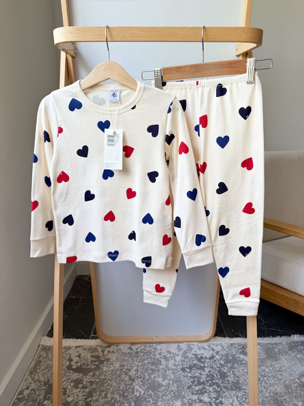 Новый хлопковый костюм Petit Bateau, 110