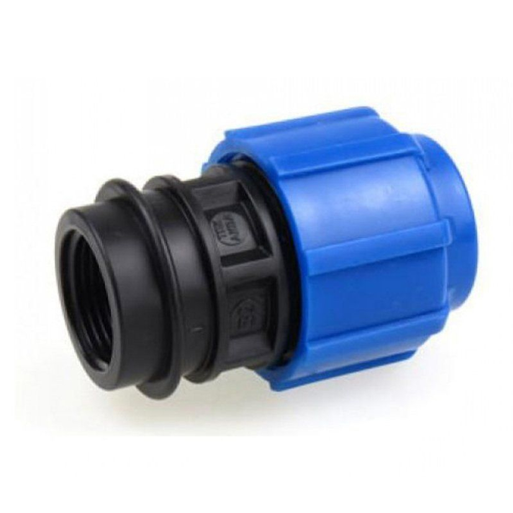 Муфта компрессионная для ПЭ Ду 50-1 1/2'' PN 16, обжимное-муфта