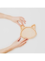 Деревянная менажница "Лиса" из кедра