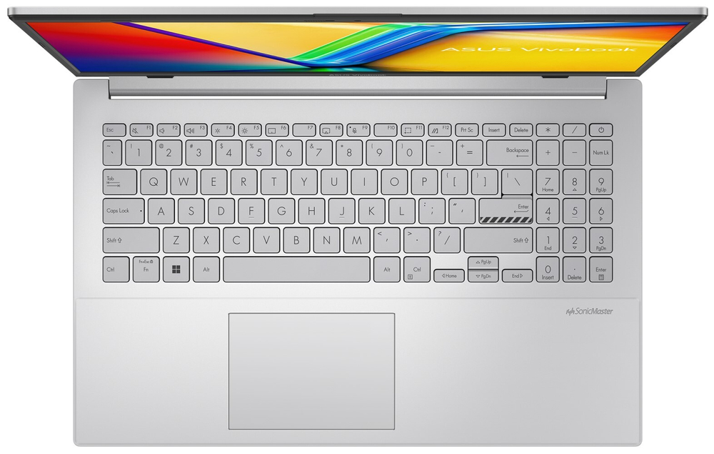 Ноутбук  ASUS Vivobook Go 15 E1504GA-BQ192 15.6 ", Core i3, 8 Гб RAM, 256 Гб SSD, UHD Graphics 770, Серебристый