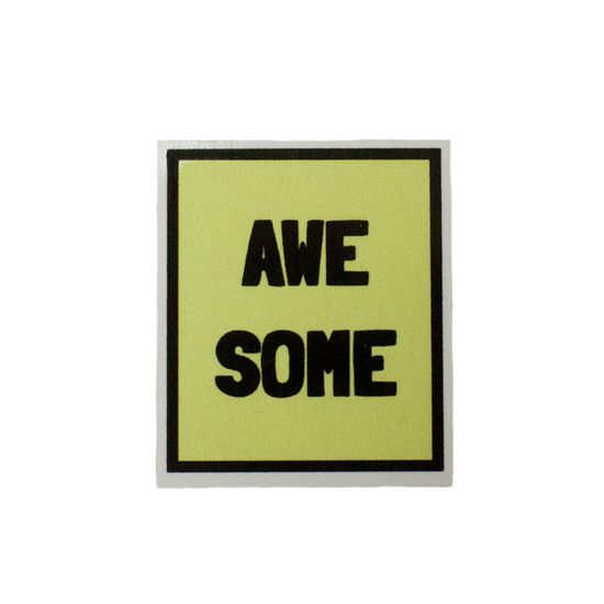Значок деревянный (брошь)  Awesome. Fire Pin