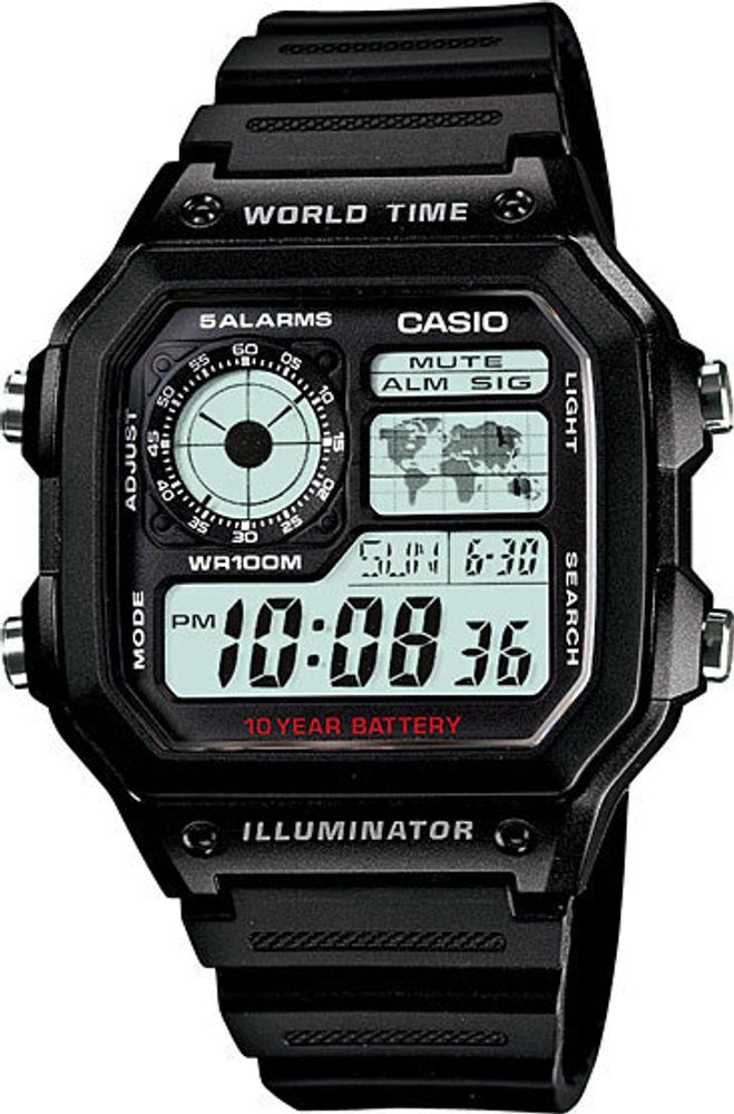 Японские наручные часы Casio Collection AE-1200WH-1A