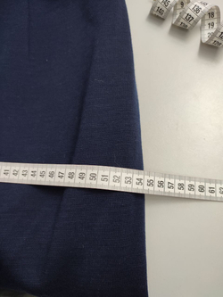 Юбка темно-синяя с шерстью 54 размер