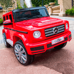 Электромобиль детский "Mercedes-Benz G500" 12V, красный