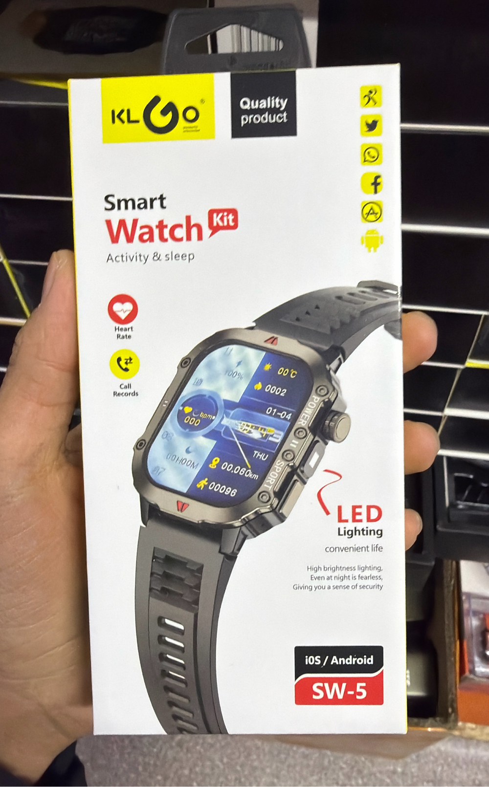 Смартчасы KLGO SW-5