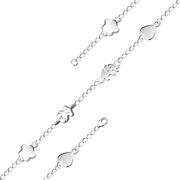 Браслет звеневой Серебро