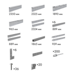 Пенал для скрытой раздвижной системы SLD.Comfort-PENAL caseta 900/2300