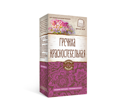 Гречишный чай 2 г ф/п №20, сорт "Башкирская красностебельная"