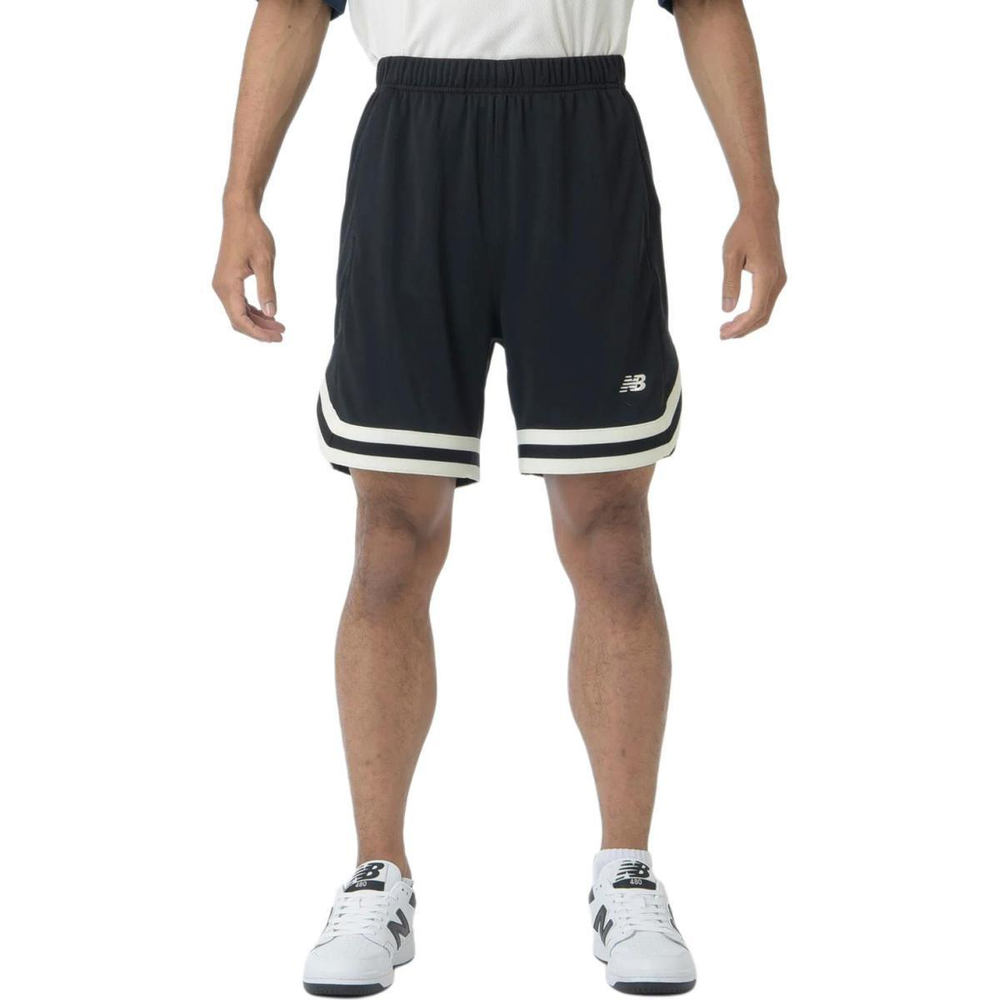 Шорты New Balance Logo, AMS45077-BK