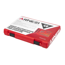 Набор экстракторов для поврежденных гаек и болтов, 49 пр. ARNEZI R5304028