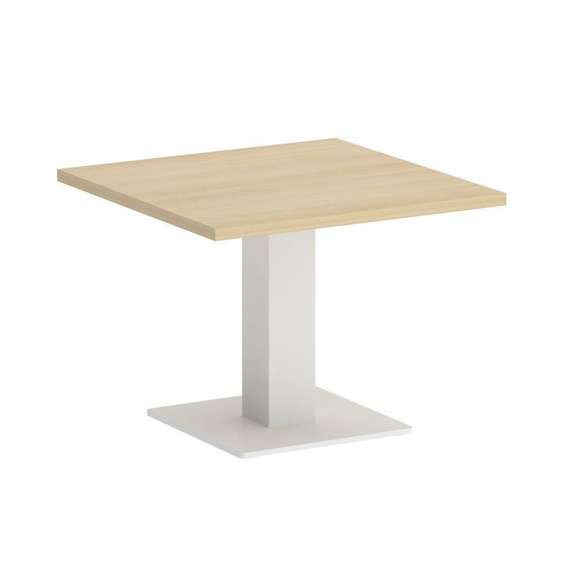 Yalta Стол журнальный квадратный LT.SJ-2 Акация Лорка/Металл Белый 600*600*450