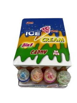 Леденцовая карамель в форме мороженого