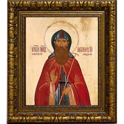 Афанасий Высоцкий, Серпуховской, Младший преподобный. Икона на холсте.