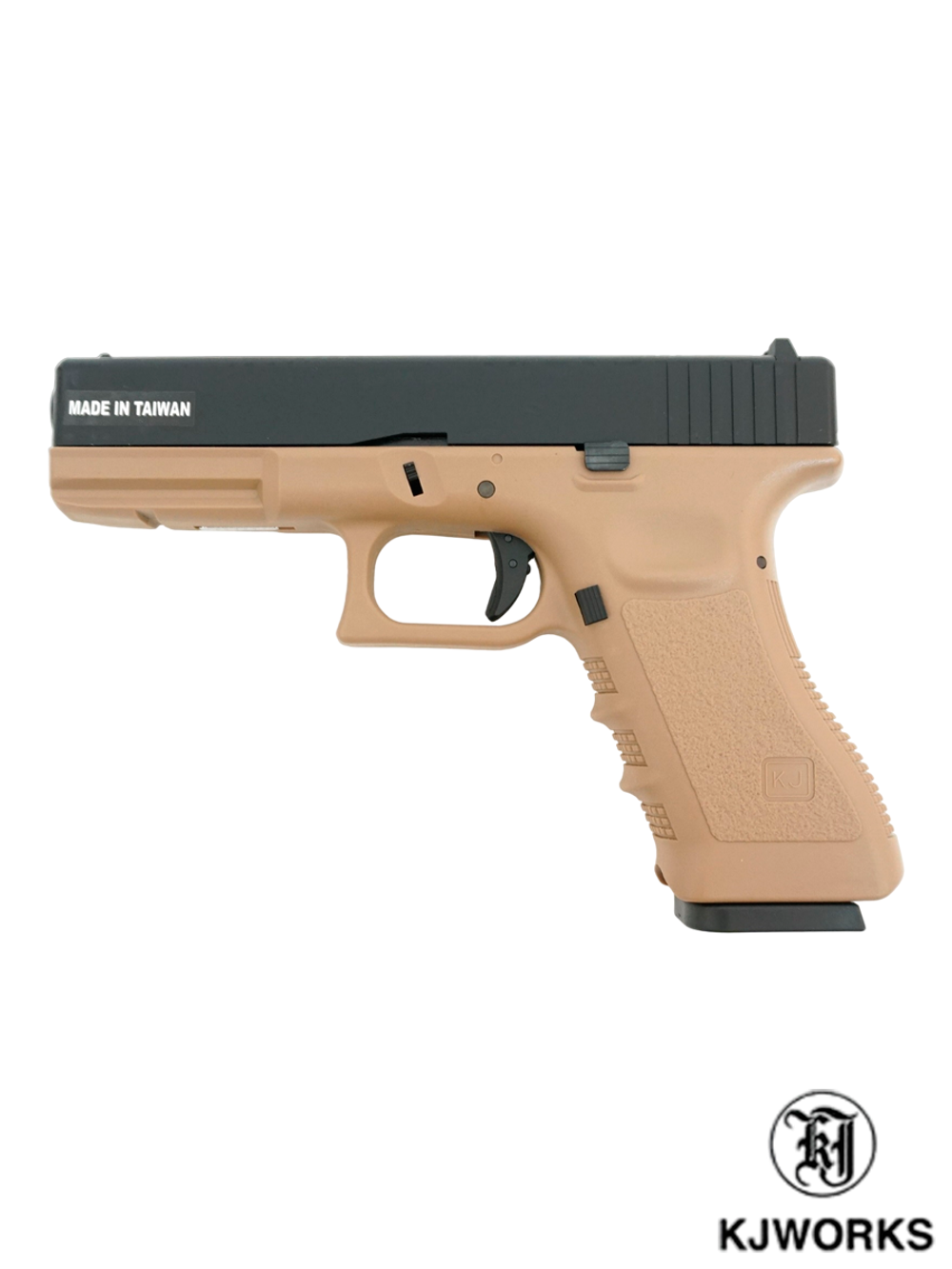 Пистолет KJW Glock G17 Gas GBB (KP-17.GAS-TAN). Tan