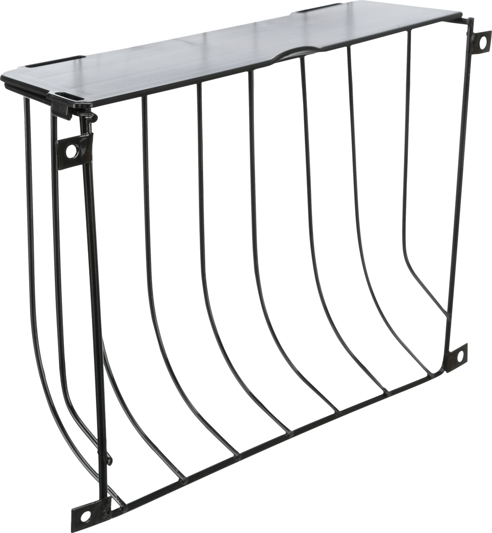 Кормушка для сена настенная, металл, 22 х 16 х 6 см, черный, Trixie