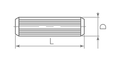 Шкант деревянный 8*30 (уп 10 000 шт) (KZ)