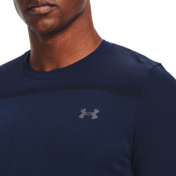Мужское теннисное поло Under Armour Seamless T-Shirt Men - Dark Blue