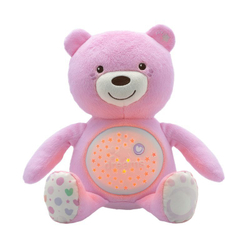 Chicco First Dreams - Плюшевый мишка с проектором Розовый 80151