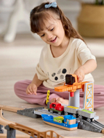 Игровой набор " Ж/Д Доставки груза в порту"