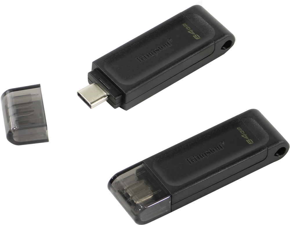 Kingston DataTraveler 70 <DT70/64GB> USB-C 3.2  Flash  Drive 64Gb (RTL)