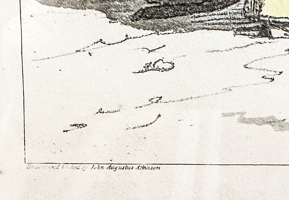 Аткинсон Д. А. (J. A. Atkinson; 1775–1830). Возок на полозьях. Гравюра с подрисовкой акварелью. 1803